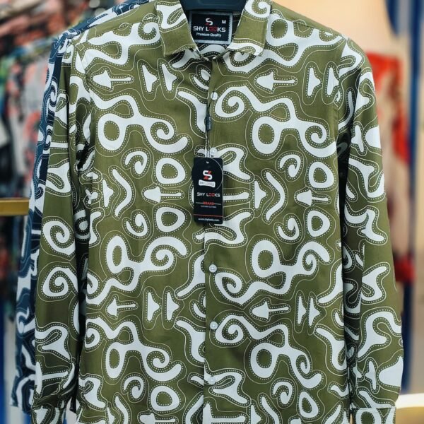 Premium China Saffron Cotton Shirt